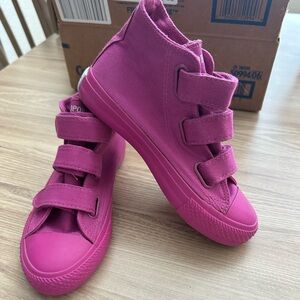Opoee keds Kids Pink Velcro Sneakers